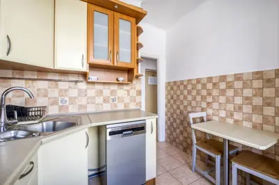 Kuchnia lub aneks kuchenny w obiekcie Labo Apartament Hala Koszyki