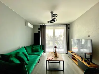 Część wypoczynkowa w obiekcie Modern & Cozy Apartment in Warsaw in Perfect Location