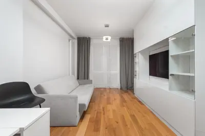 Telewizja i/lub zestaw kina domowego w obiekcie Apartament Marszałkowska 28 by Your Freedom