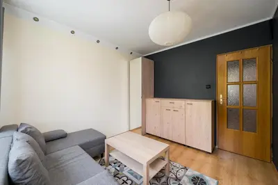 Część wypoczynkowa w obiekcie Park Moczydło Comfort Apartment by BookingHost