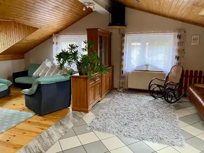 Część wypoczynkowa w obiekcie Damentka's Nest