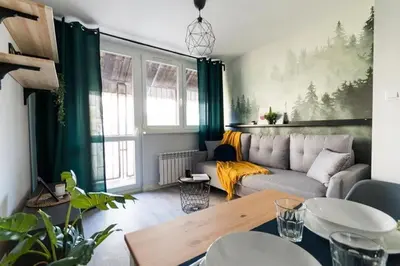 Część wypoczynkowa w obiekcie Urban Chic - City Center - 3 Bedrooms Apartment - Ogrodowa