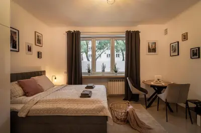 Łóżko lub łóżka w pokoju w obiekcie Urban Apartaments - Great Location - City Center - Orla