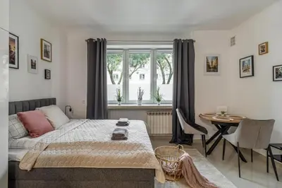 Łóżko lub łóżka w pokoju w obiekcie Urban Apartaments - Great Location - City Center - Orla