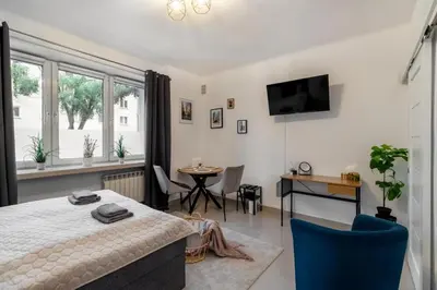 Łóżko lub łóżka w pokoju w obiekcie Urban Apartaments - Great Location - City Center - Orla
