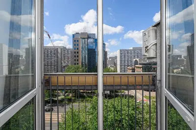 Balkon lub taras w obiekcie ShortStayPoland Jana Pawła B90