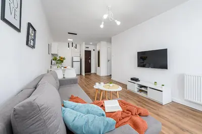 Telewizja i/lub zestaw kina domowego w obiekcie ShortStayPoland Jana Pawła B90