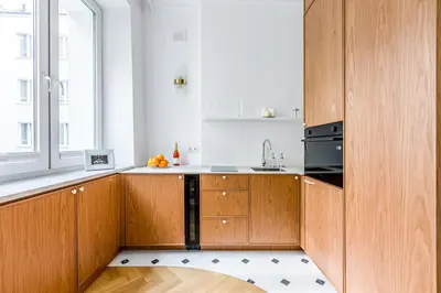 Kuchnia lub aneks kuchenny w obiekcie Apartament Warszawski Sznyt