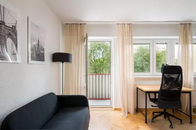 Część wypoczynkowa w obiekcie Bokserska Homely Studio by BookingHost