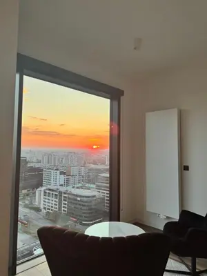 Część wypoczynkowa w obiekcie Towarowa Towers LUXE HEIGHTS 23 piętro