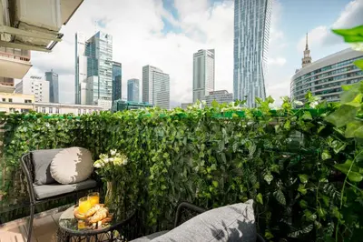 Budynek, w którym mieści się apartament
