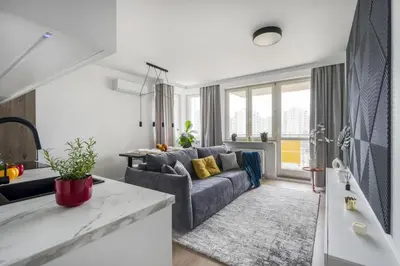 Część wypoczynkowa w obiekcie Św Wincentego 114 SuperApart - Z balkonem