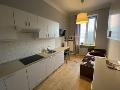 Kuchnia lub aneks kuchenny w obiekcie Fantastic-Inn Warszawa - Górskiego