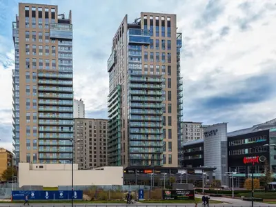 Budynek, w którym mieści się apartament