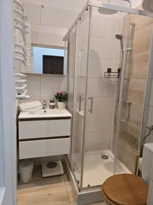Łazienka w obiekcie Apartamenty-MI Mariensztat