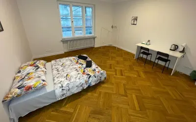Łóżko lub łóżka w pokoju w obiekcie Fantastic-Inn Warszawa - NS25