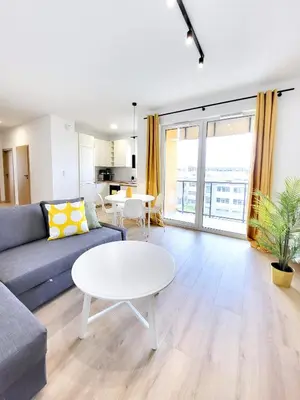 Część wypoczynkowa w obiekcie Ursus Premium Apartments