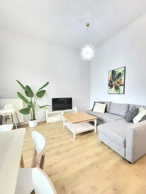 Telewizja i/lub zestaw kina domowego w obiekcie Ursus Premium Apartments