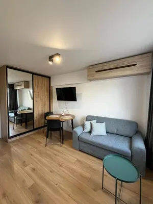 Telewizja i/lub zestaw kina domowego w obiekcie Apartament Arkadia