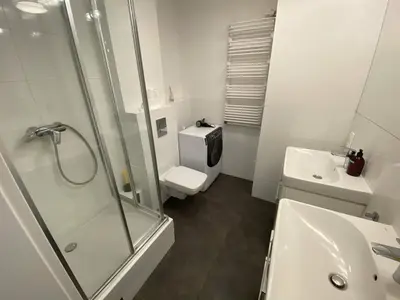 Łazienka w obiekcie Fantastic-Inn Warszawa - Szczygla