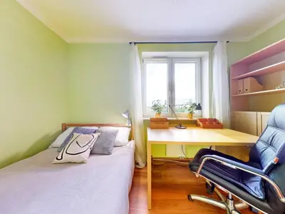 Część wypoczynkowa w obiekcie Flora Apartment Ursynow 2 Bedrooms & Parking