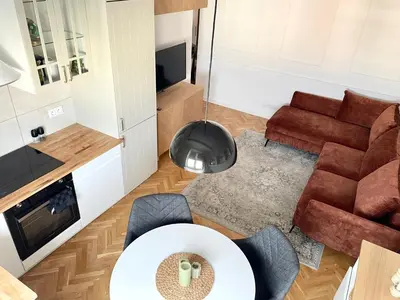 Kuchnia lub aneks kuchenny w obiekcie Apartament Muranów