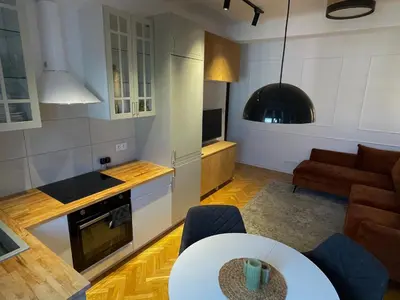 Część wypoczynkowa w obiekcie Apartament Muranów