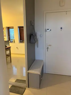 Łazienka w obiekcie Przytulne studio na Sadybie