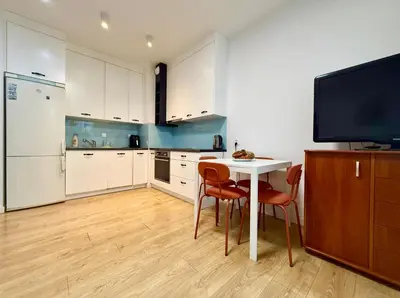 Kuchnia lub aneks kuchenny w obiekcie Cozy Stay Apartment Szaserów
