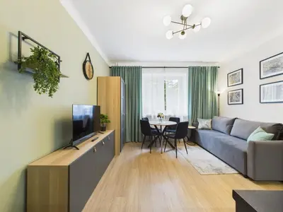 Telewizja i/lub zestaw kina domowego w obiekcie SuperApart Kopińska 25 Ochota Centrum