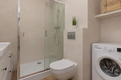 Łazienka w obiekcie Cozy & Bright Studio Zupnicza by Noclegi Renters