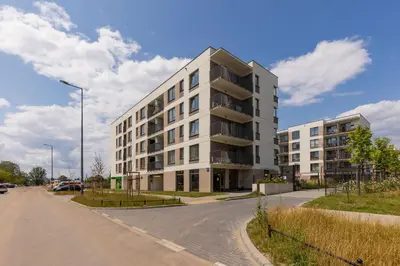 Budynek, w którym mieści się apartament
