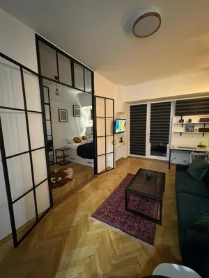 Część wypoczynkowa w obiekcie Central Warsaw 2 Room Flat