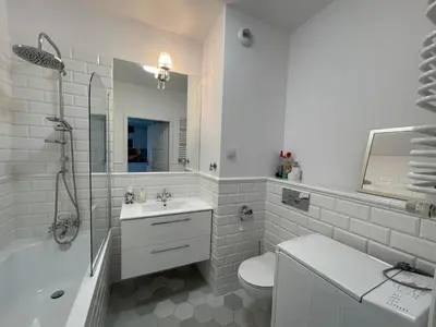 Łazienka w obiekcie Warszawa Apartament Klimczaka 6