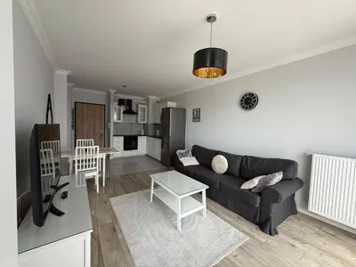 Kuchnia lub aneks kuchenny w obiekcie Warszawa Apartament Klimczaka 6