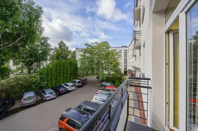 Budynek, w którym mieści się apartament
