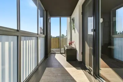 Balkon lub taras w obiekcie Pełczyńskiego Comfort Stay by Solarento