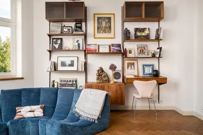 Część wypoczynkowa w obiekcie Mokotowska Superior Apartment by BookingHost