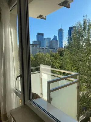 Balkon lub taras w obiekcie City Nest next to Warsaw Spire