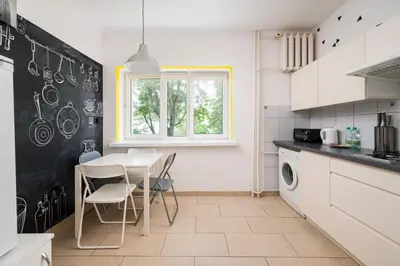 Plan piętra w obiekcie Nowolipie Urban Nest Apartment by BookingHost