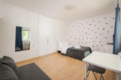 Plan piętra w obiekcie Nowolipie Urban Nest Apartment by BookingHost