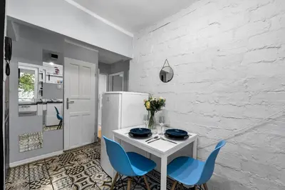 Plan piętra w obiekcie Powiśle Apt - Balcony, Workspace - by Rentujemy