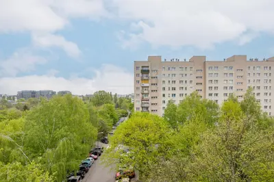 Budynek, w którym mieści się apartament