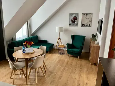 Część wypoczynkowa w obiekcie Pauline Apartments