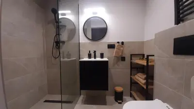 Łazienka w obiekcie Apartament Motyl