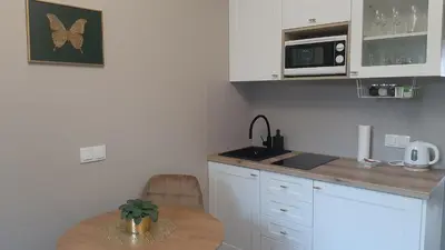 Kuchnia lub aneks kuchenny w obiekcie Apartament Motyl