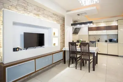 Kuchnia lub aneks kuchenny w obiekcie Golden Apartments Warsaw - Best Location in City Center Grzybowska 5