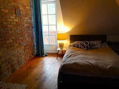 Łóżko lub łóżka w pokoju w obiekcie EXCL HOUSE in Warsaw with POOLS