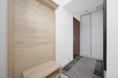 Plan piętra w obiekcie Modern Apartment in Warsaw with City View and Fan by Noclegi Renters