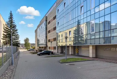 Budynek, w którym mieści się apartament